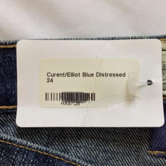 🔴𝗕𝗢𝗚𝗢🔴Current/Elliot The Fling Loved Blue Jeans Distressed - Picture 3 of 16